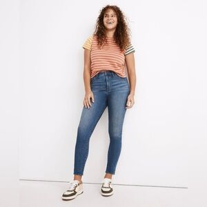 Madewell Curvy High-Rise Skinny Crop Jean in Lander Wash